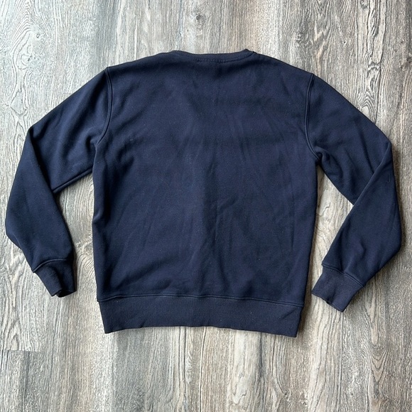 Acne Studios Sweatshirt Blue Navy Donut Doughnut Embroidered Crewneck Size Small - Picture 8 of 8